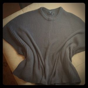 6/$25 Grey Poncho Style Sweater